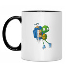 Кружка двухцветная