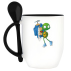 Кружка с ложкой