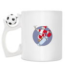 Кружка с футбольным мячиком