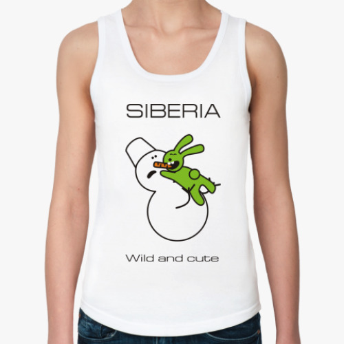 Женская майка с принтом WILD-and-CUTE