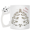 Кружка с футбольным мячиком