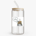 Банка с бамбуковой крышкой