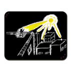 Коврик для мыши  Город с детьми