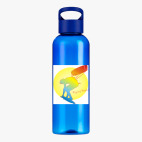 Прозрачная спортивная бутылка