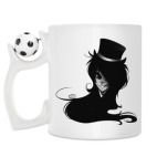 Кружка с футбольным мячиком