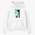 Толстовка худи оверсайз