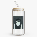 Банка с бамбуковой крышкой