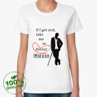 Женская футболка органик