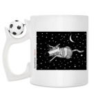 Кружка с футбольным мячиком