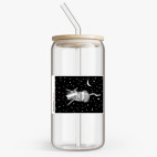 Банка с бамбуковой крышкой