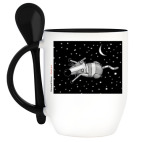 Кружка с ложкой