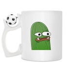 Кружка с футбольным мячиком