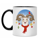 Кружка двухцветная