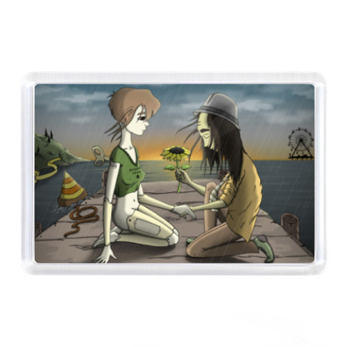 Магнит с принтом  'Пристань'