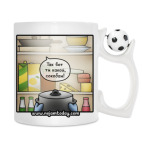 Кружка с футбольным мячиком