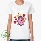 Женская футболка органик