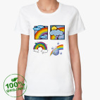 Женская футболка органик