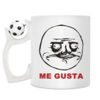 Кружка с футбольным мячиком