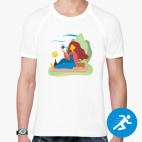 Мужская спортивная футболка