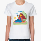 Классическая женская футболка Гурман