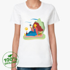 Женская футболка органик