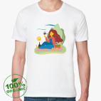 Мужская футболка органик