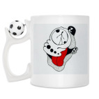 Кружка с футбольным мячиком
