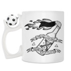 Кружка с футбольным мячиком