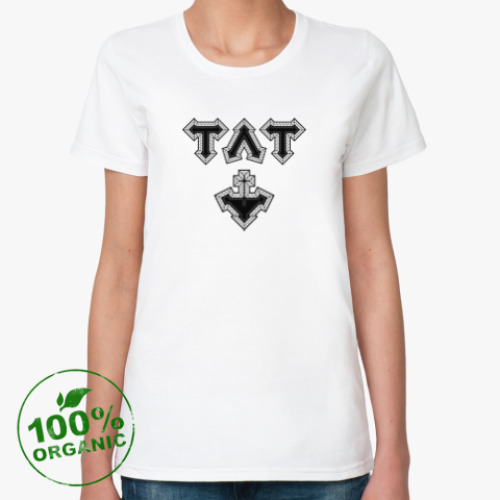 Женская футболка из органик-хлопка ТЛТ, герб Ставрополя