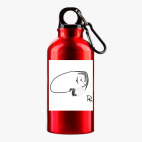 Металлическая бутылка 400 мл UV-DTF