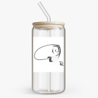 Банка с бамбуковой крышкой