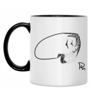 Кружка двухцветная