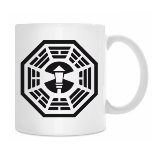 Кружка с принтом DHARMA Initiative