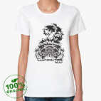 Женская футболка органик