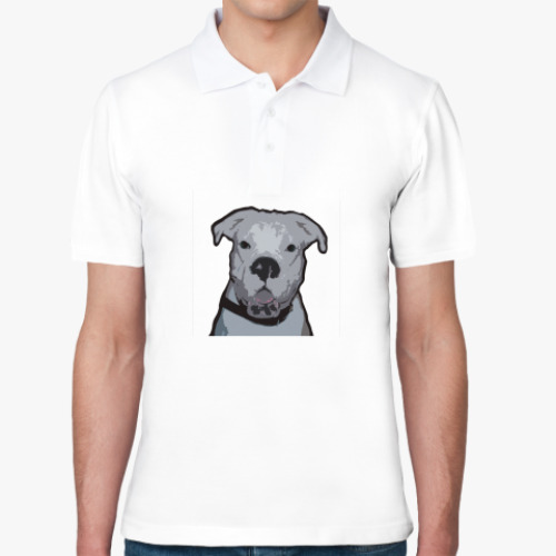 Рубашка поло с принтом Пёс Дядя Фёдор