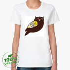 Женская футболка органик