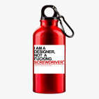 Металлическая бутылка 400 мл UV-DTF