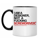 Кружка двухцветная