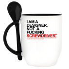 Кружка с ложкой