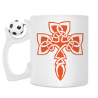 Кружка с футбольным мячиком