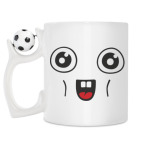 Кружка с футбольным мячиком