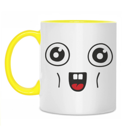 Кружка с принтом Милая рожица