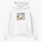 Толстовка худи оверсайз