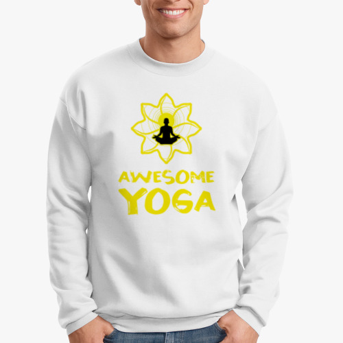 Свитшот Awesome yoga - Классная йога