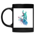 Кружка цветная UV-DTF