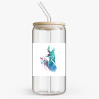 Банка с бамбуковой крышкой