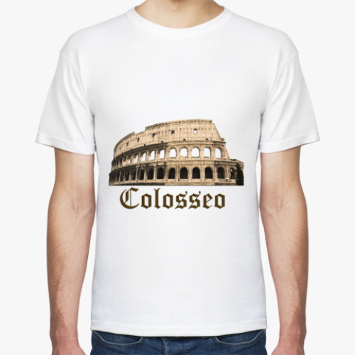 Футболка с принтом Колизей