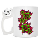 Кружка с футбольным мячиком