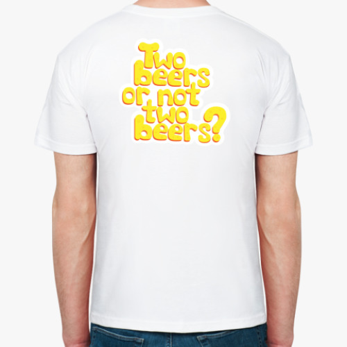 Футболка с принтом  «Большой вопрос»