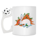 Кружка с футбольным мячиком